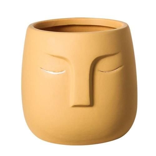 Charming European Style Ceramic Head Vase